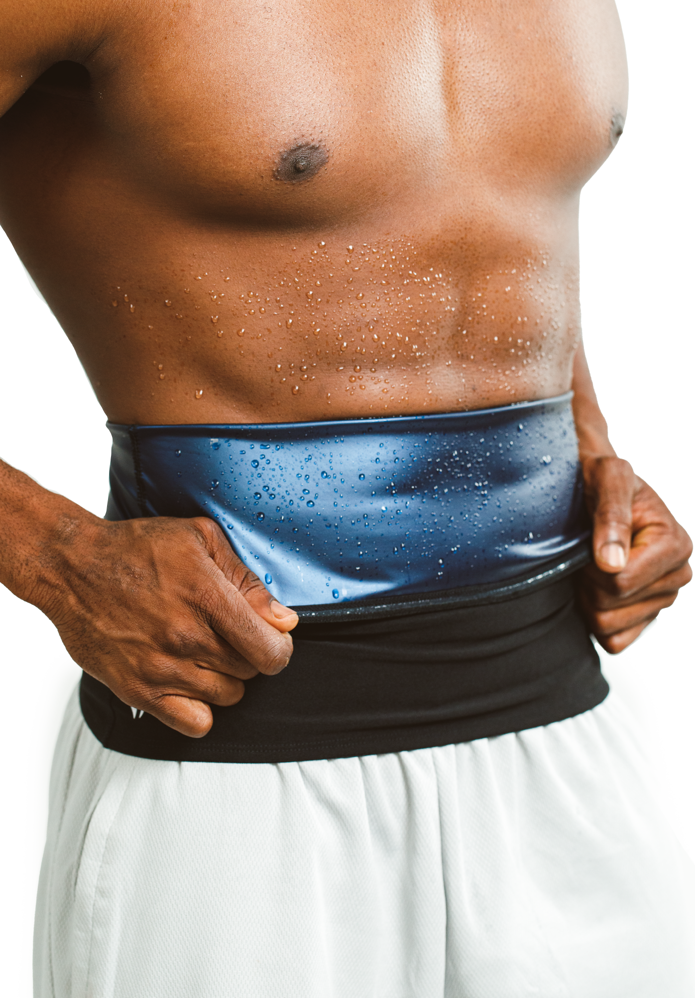 Sweat Shaper Men's Waist Trimmer Black