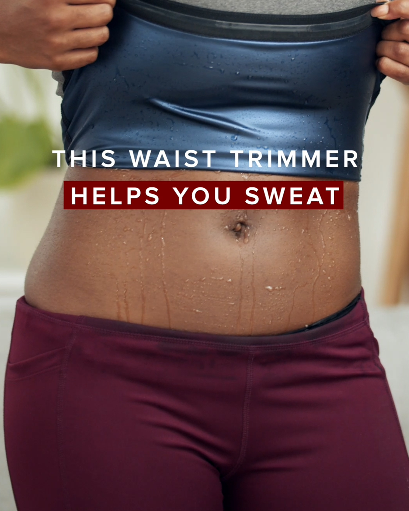 XCREET sweat Belt, Slimming belt, Waist shaper, Tummy Trimmer